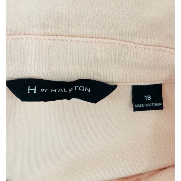 H by Halston Pink " Flyaway" Moto Crop Cotton Spring Collared Jacket, QVC UK, 16 - Picture 5 of 12